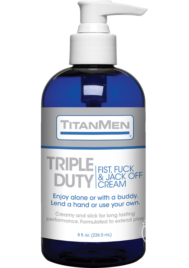 TitanMen Triple Duty Fist, Fuck and Jack Off Cream 8oz