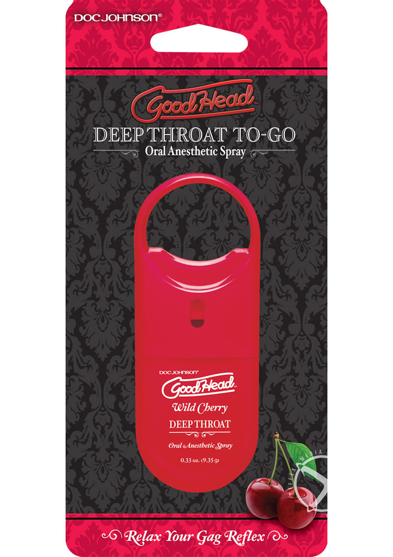 GoodHead Deep Throat To-Go Oral Anesthetic Spray Cherry .33oz