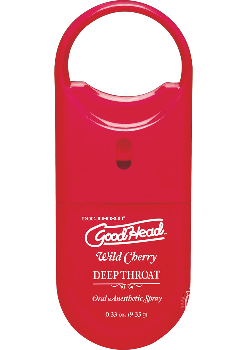 GoodHead Deep Throat To-Go Oral Anesthetic Spray - Cherry .33oz