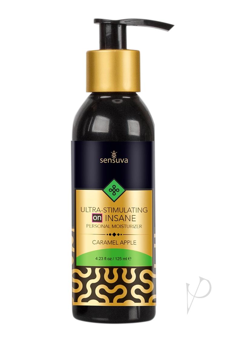 Sensuva Ultra Stimulating On Insane Caramel Apple Flavored Hybrid Lubricant 4oz