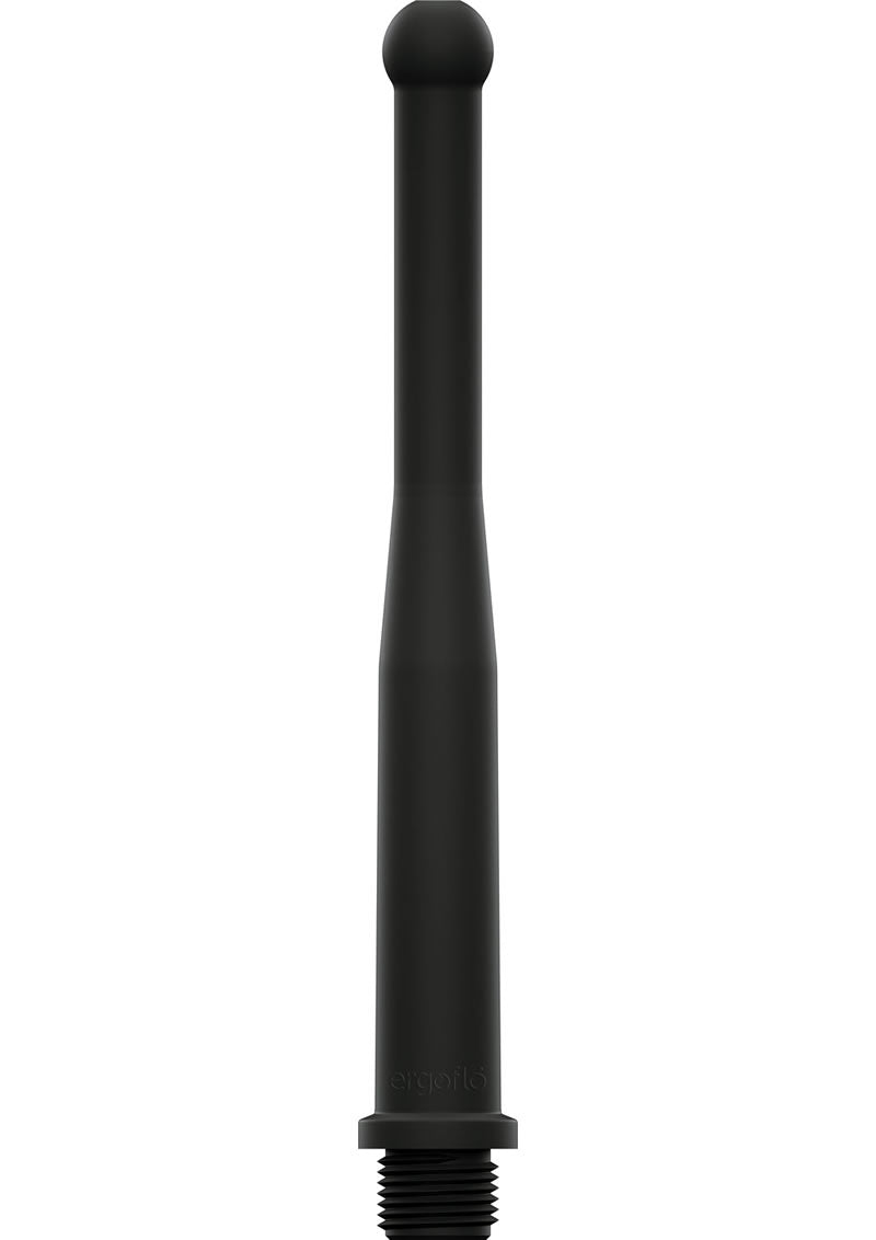 Perfect Fit Ergoflo Silicone Anal Hose 8in - Black