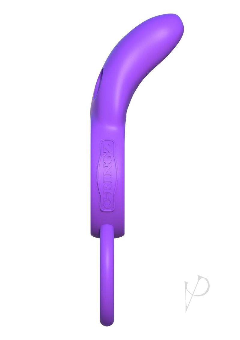 Fantasy C-Ringz Twin Teazer Rabbit Silicone Cock Ring with Wired Remote Control - Purple