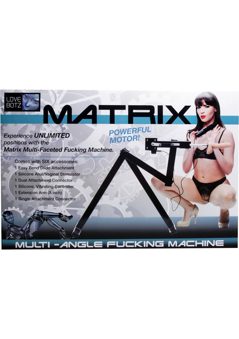 LoveBotz Matrix Multi-Angle Sex Machine - Black