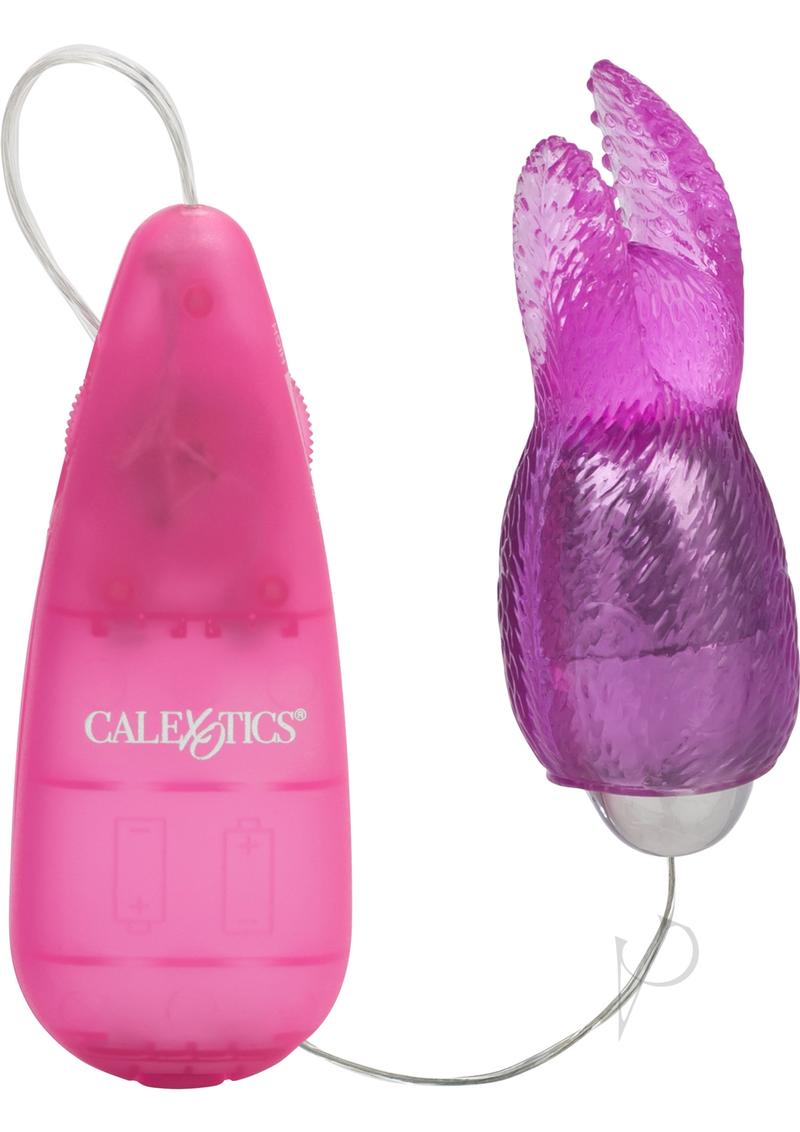 Pocket Exotics Snow Bunny Bullet with Wired Remote Control - Pink