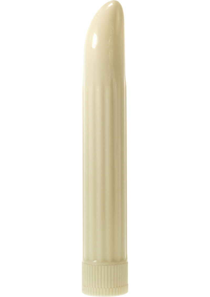 ME YOU US Sensuous Ribbed Vibrator - Ivory White