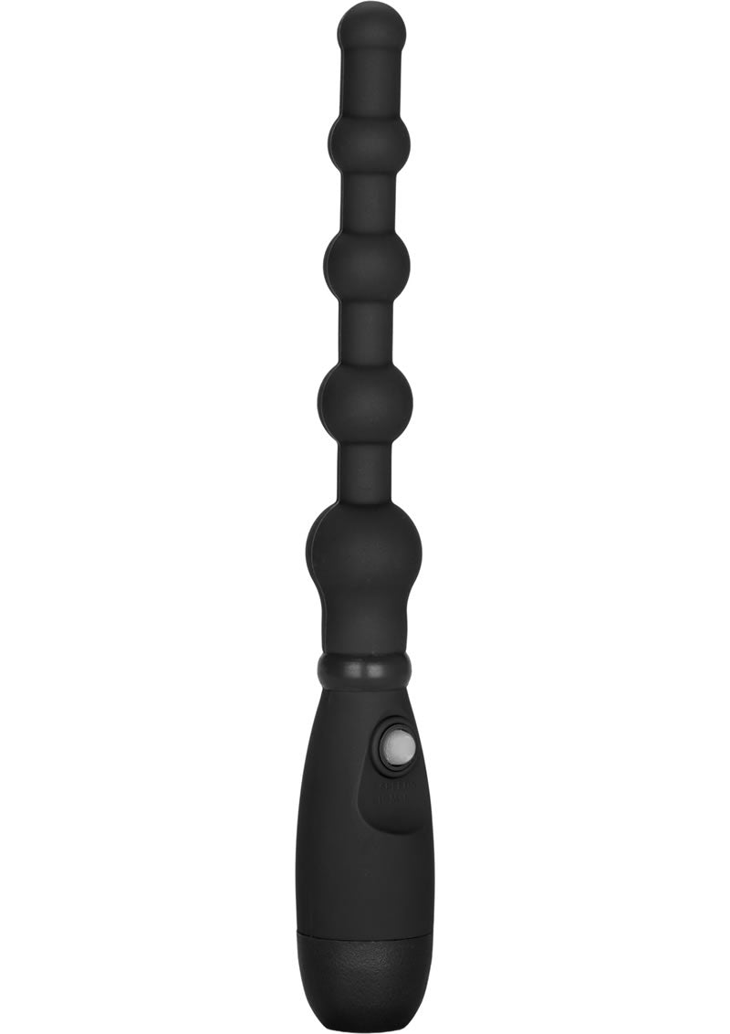 Booty Call Booty Flexer Silicone Beaded Anal Probe - Black