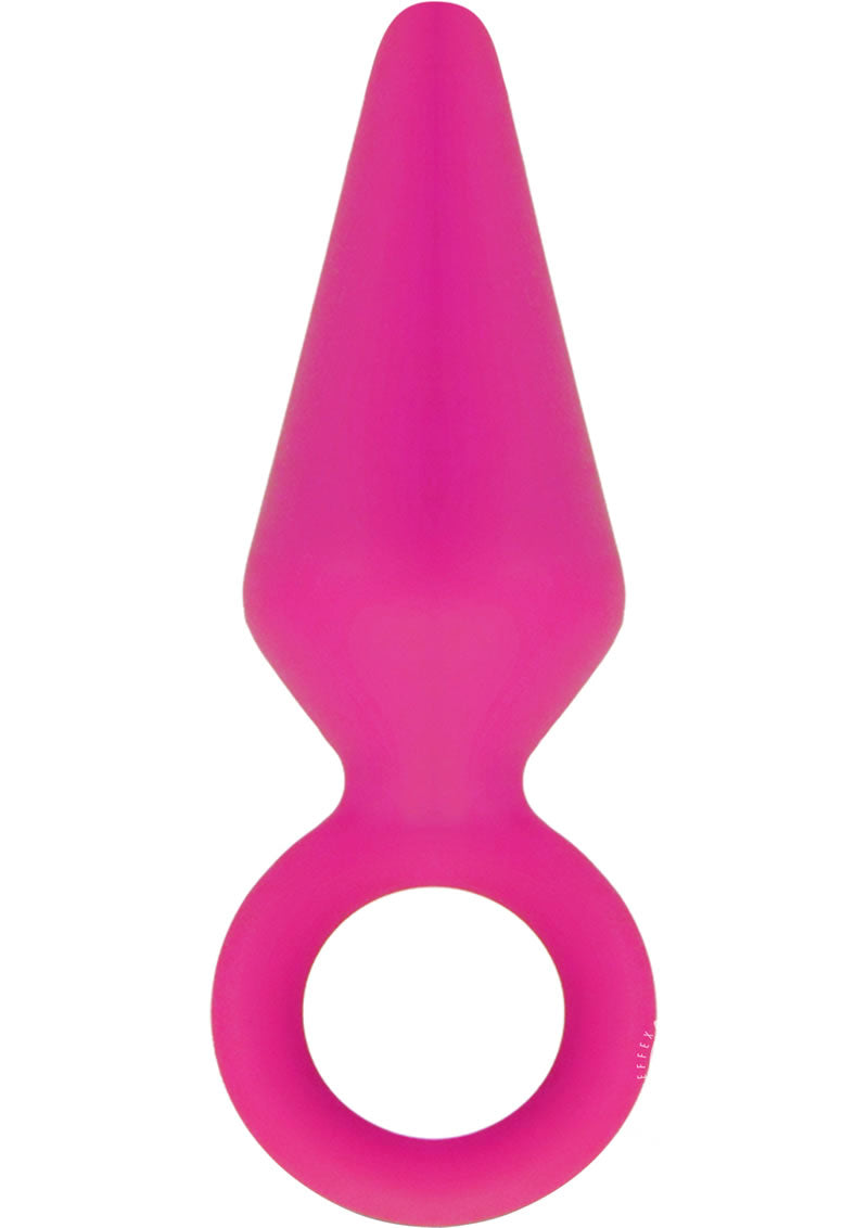 Luxe Candy Rimmer Silicone Butt Plug - Medium - Pink