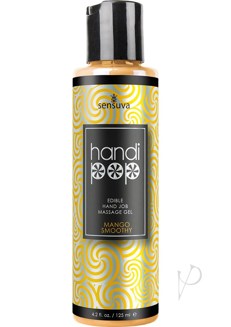 HandiPop Edible Hand Job Massage Gel Mango Smoothie 4.2oz