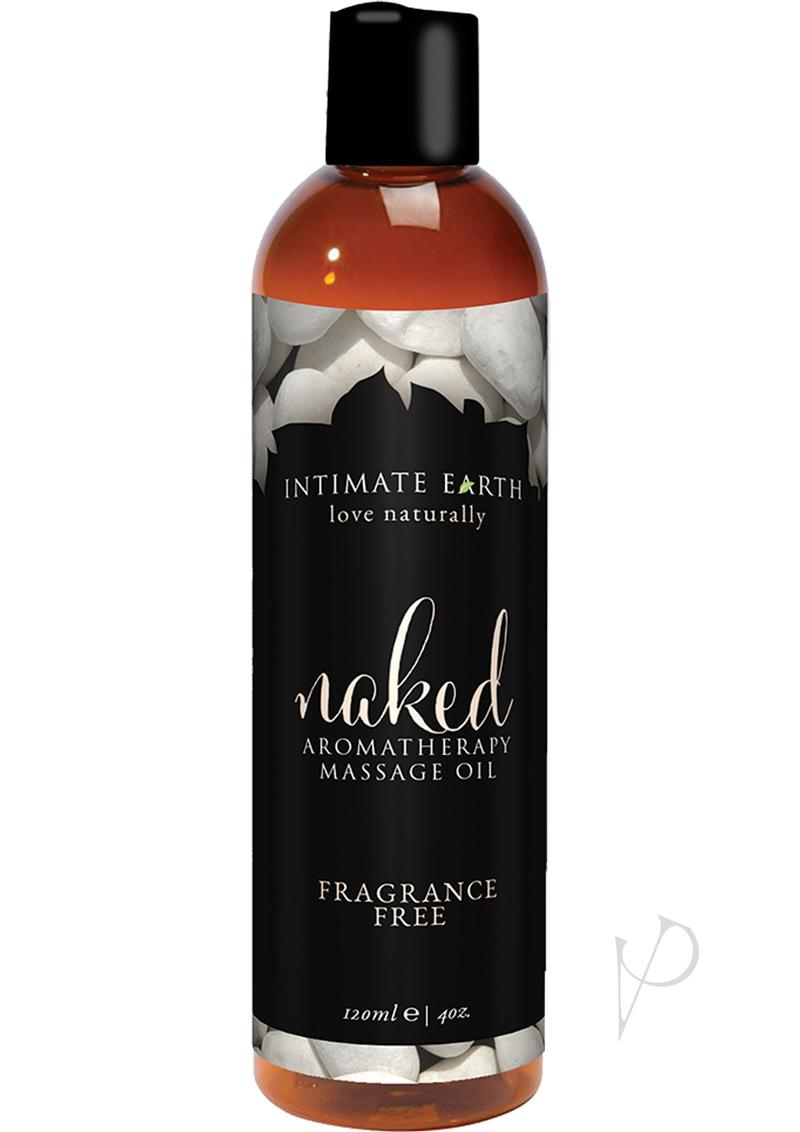 Intimate Earth Naked Aromatherapy Massage Oil Fragrance Free 4oz