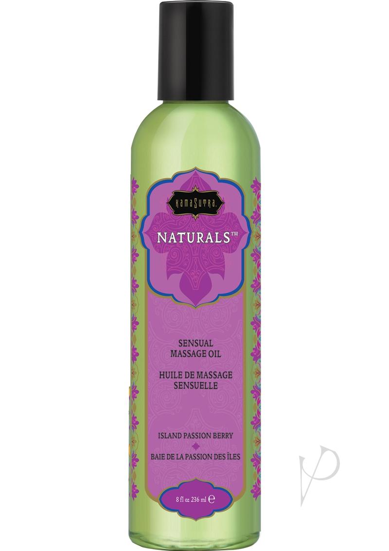 Kama Sutra Naturals Massage Oil Island Passion Berry 8oz