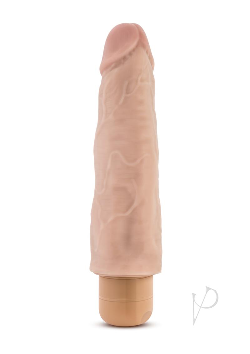 Dr. Skin Silver Collection Cock Vibe 14 Vibrating Dildo 8in - Vanilla