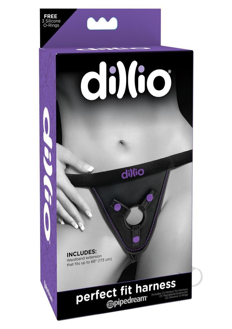 Dillio Perfect Fit Strap-On Harness - Purple