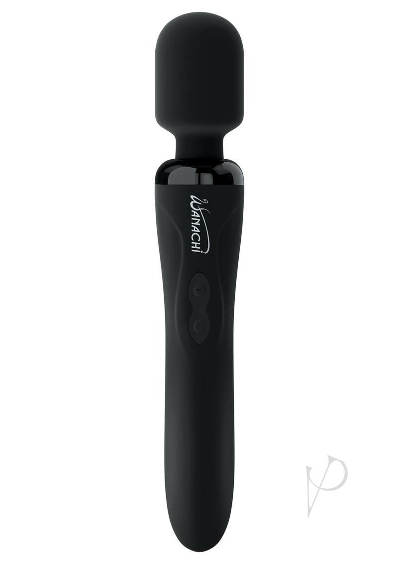Wanachi Body Recharger Silicone Rechargeable Wand - Black