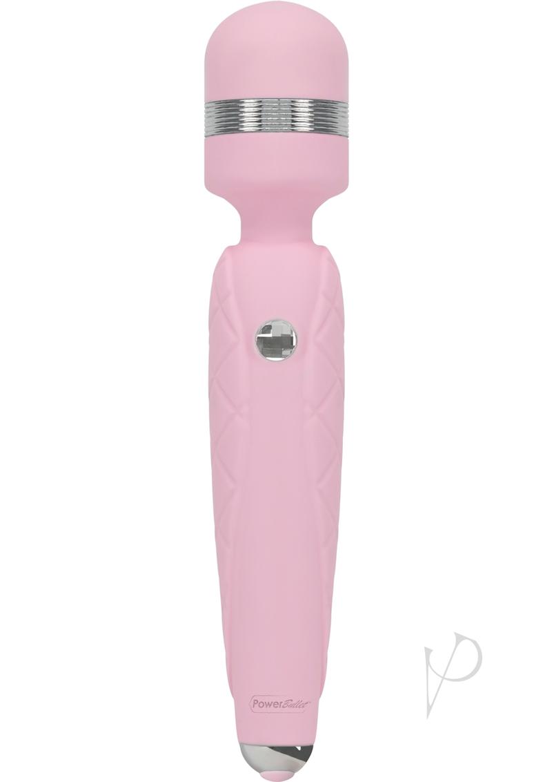 Pillow Talk Cheeky Silicone Rechargeable Wand Massager - Pink