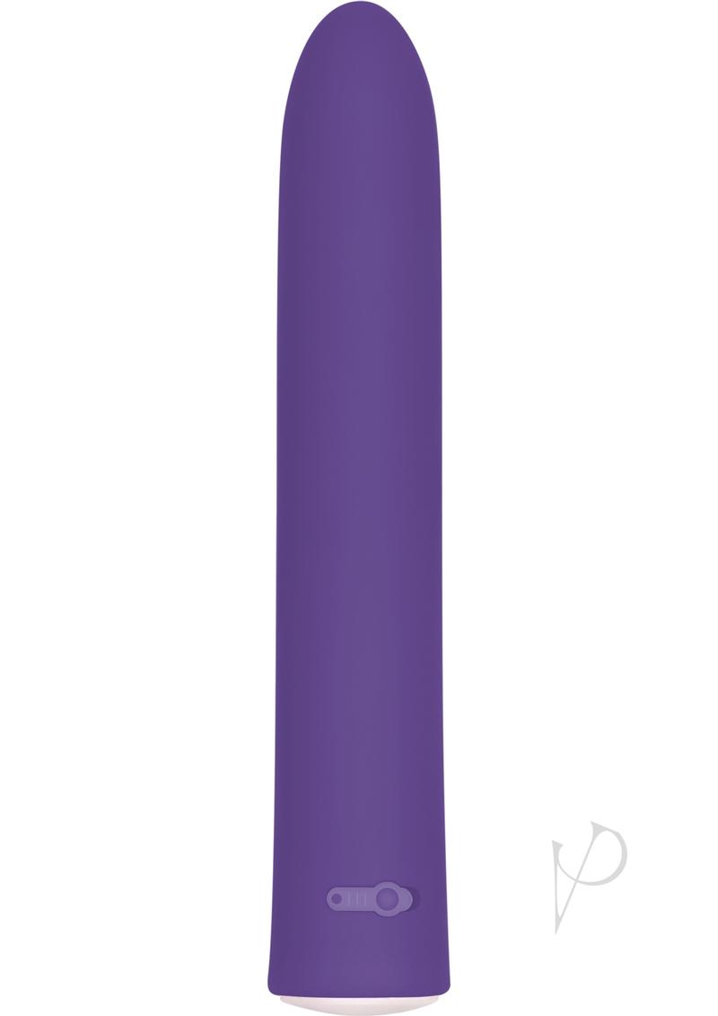 7 Function Rechargeable Slim Vibrator - Purple