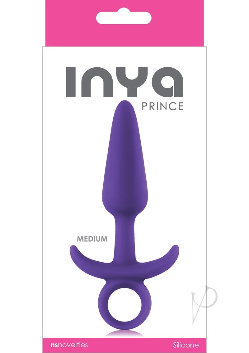 Inya Prince Silicone Butt Plug - Medium - Purple