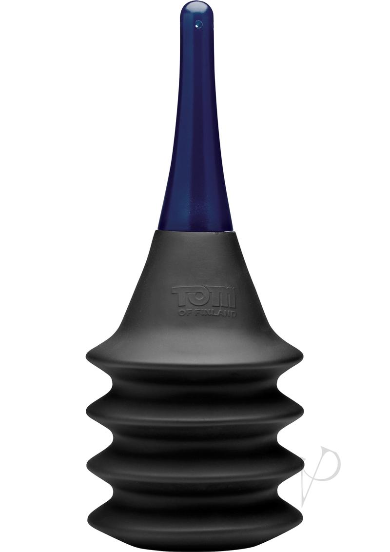 Tom Of Finland Hot Water Large Accordion Enema Bulb - Blue