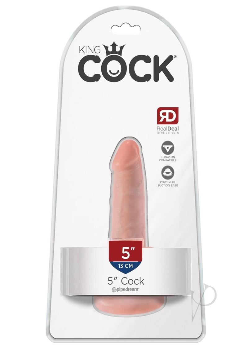 King Cock Dildo 5in - Vanilla