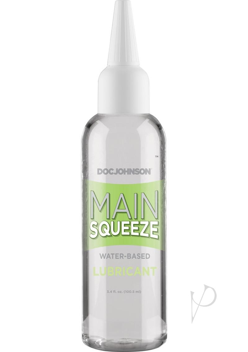 Main Squeeze Water Based Lubricant 3.4oz