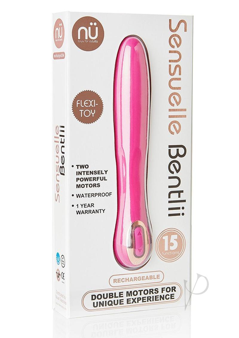 Nu Sensuelle Bentlii Rechargeable Silicone Vibrator - Magenta