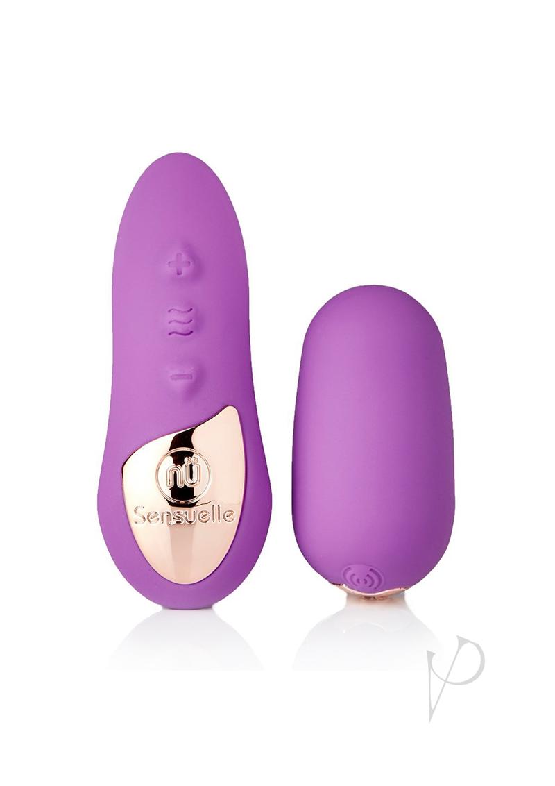 Nu Sensuelle Petite Rechargeable Egg with Remote Control - Purple