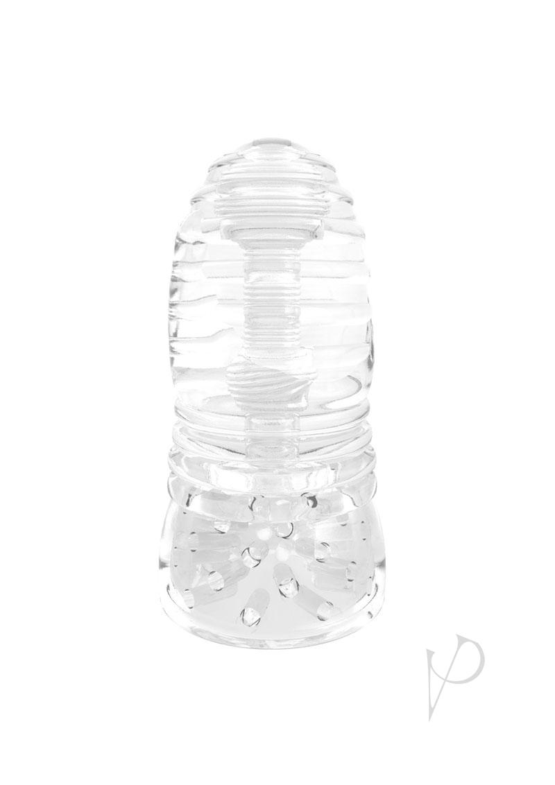 ME YOU US Glacier Dual End Stroker Masturbator - Clear