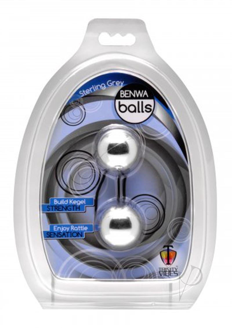 Trinity Vibes Sterling Gray Ben Wa Balls - Gray
