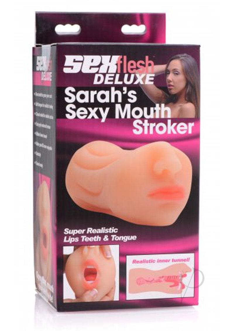 Sexflesh Sarah's Sexy Mouth Stroker