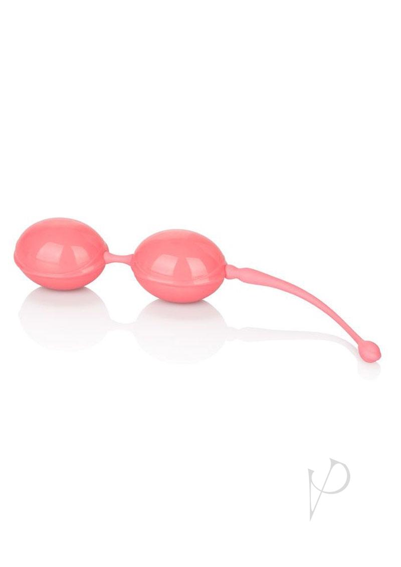 Weighted Kegel Balls Silicone with Retrieval Cord - Pink
