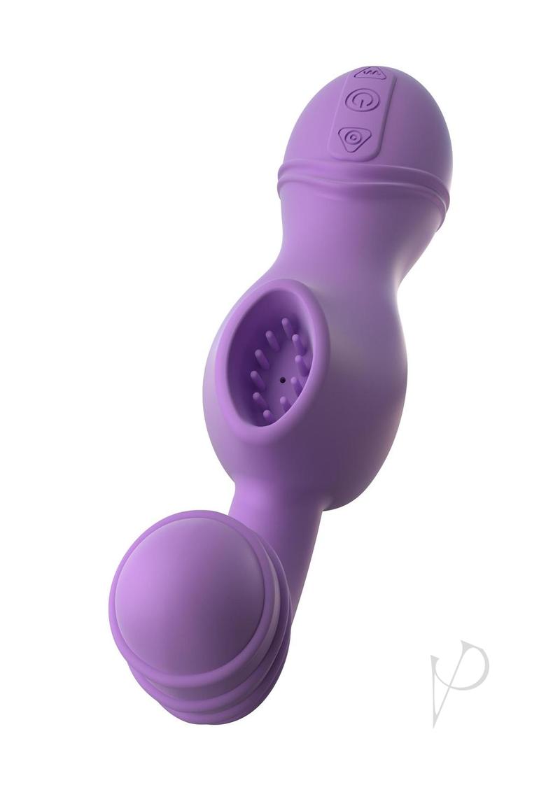 Fantasy For Her Tease N` Please Her USB Rechargeable Silicone Clitoral Stimulator - Purple