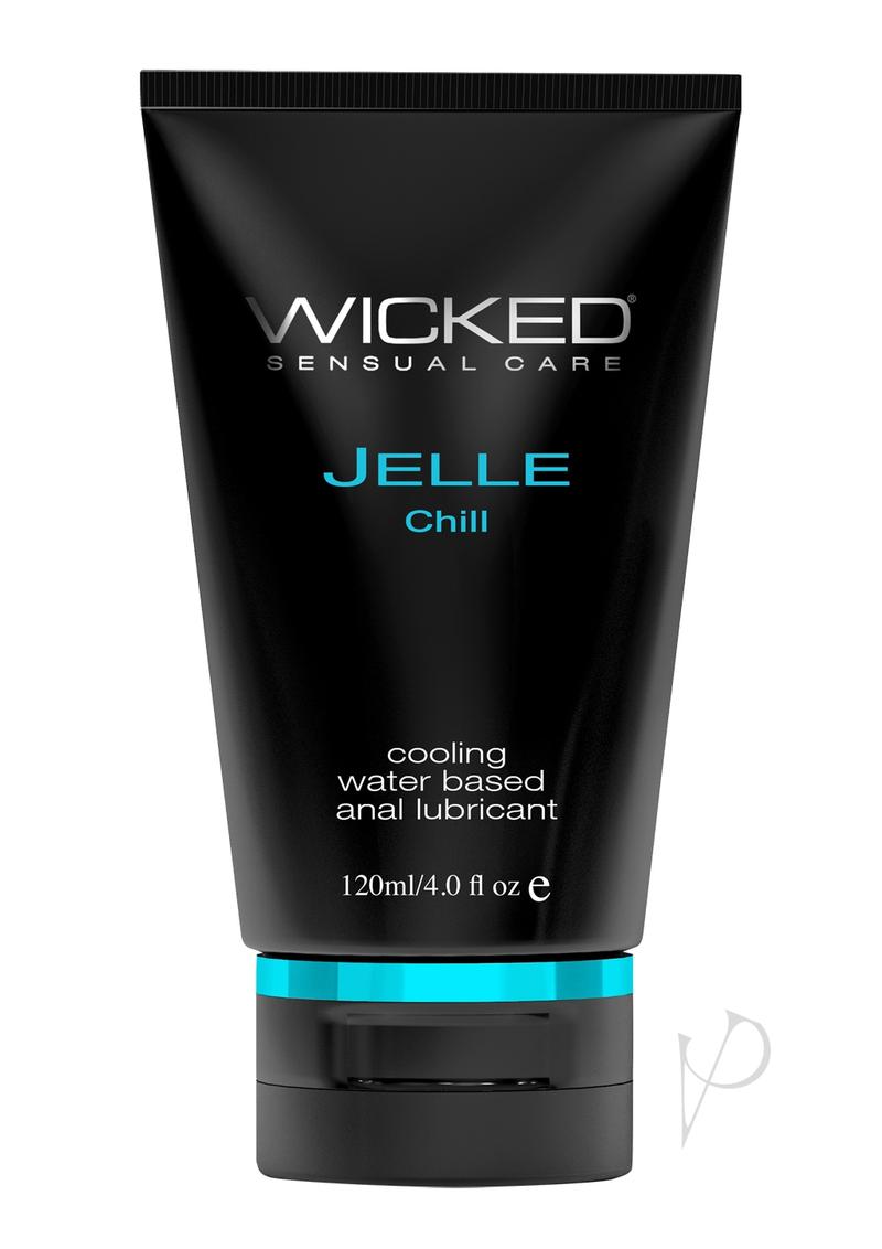 Wicked Jelle Chill Water Based Cooling Anal Gel 4oz
