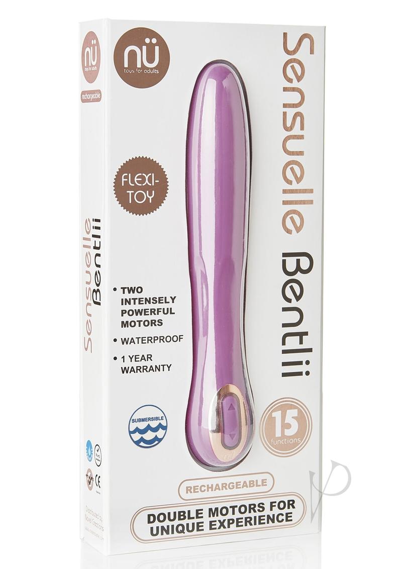 Nu Sensuelle Bentlii Rechargeable Silicone Vibrator - Orchid