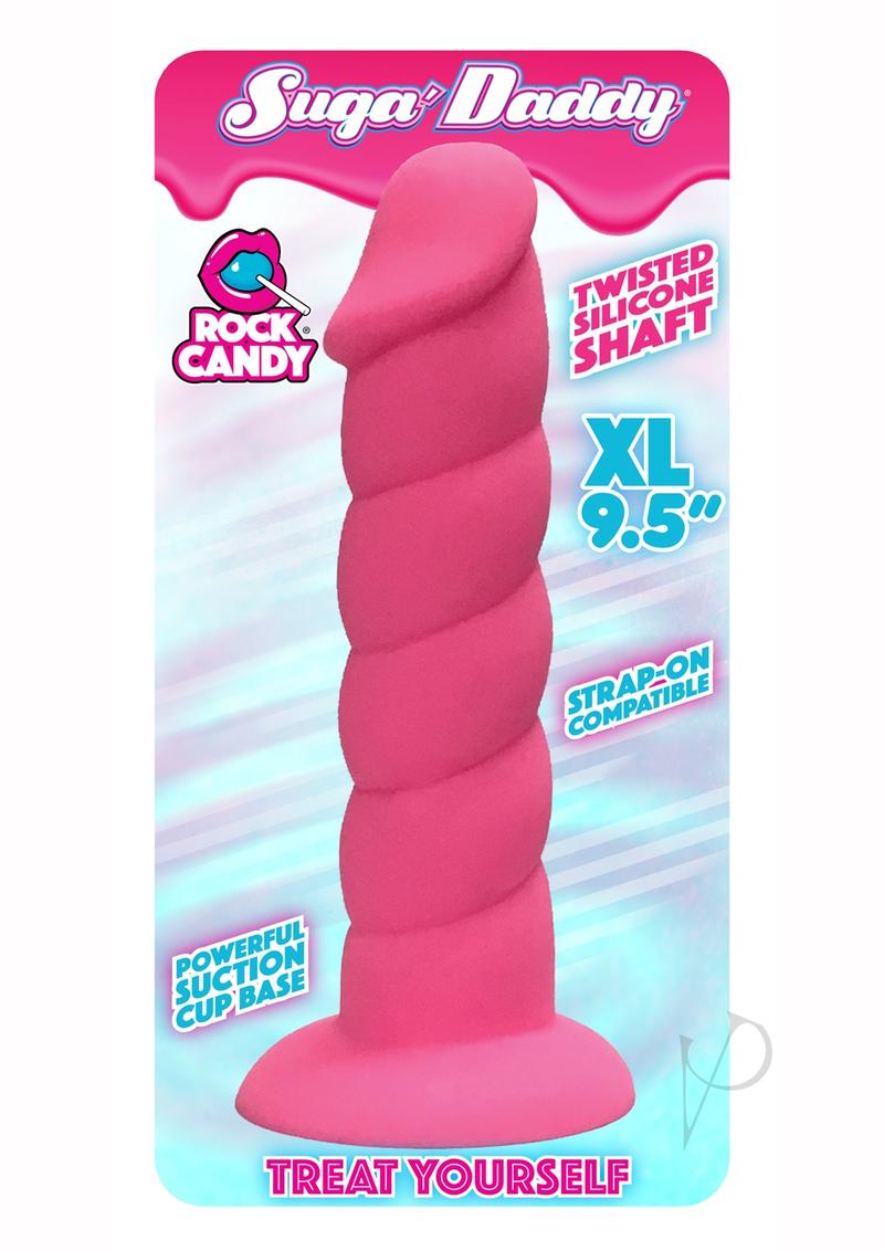 Suga' Daddy Silicone Dildo 9.5in - Pink