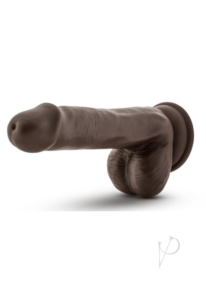 Coverboy Top Gun Tommy Dildo with Balls 6.5in - Chocolate