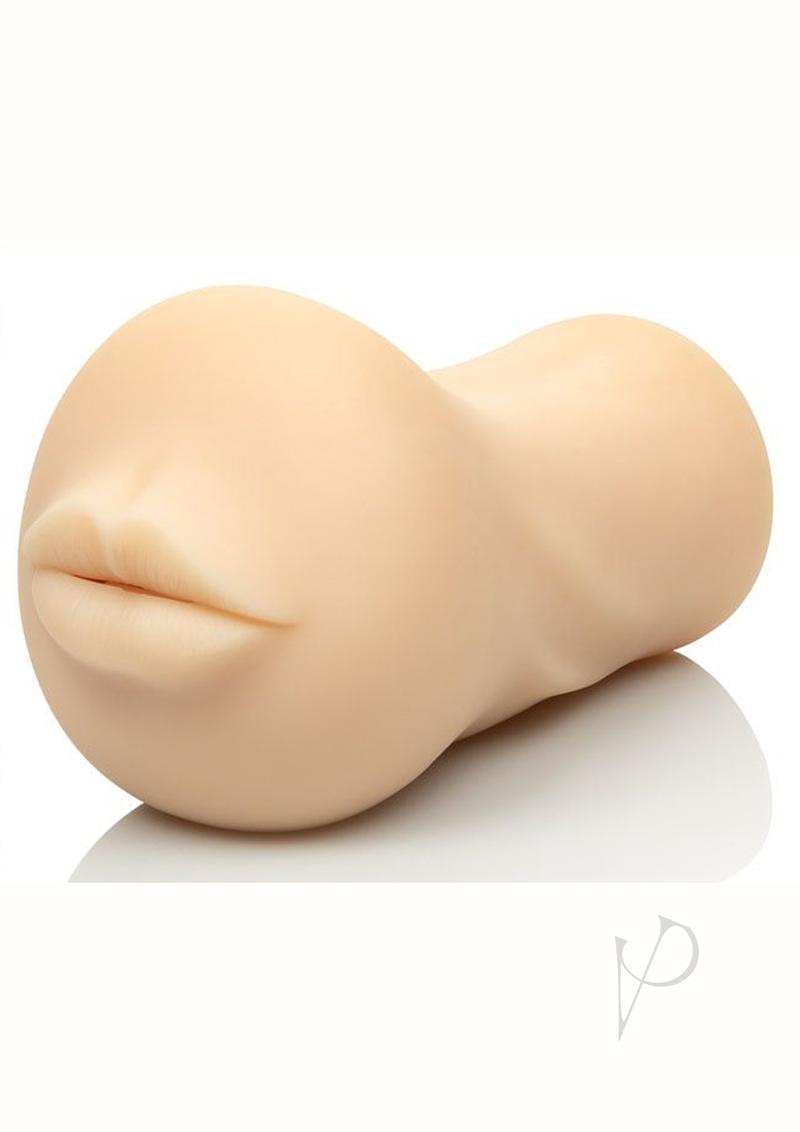 Stroke It Realistic Stroker - Mouth - Vanilla