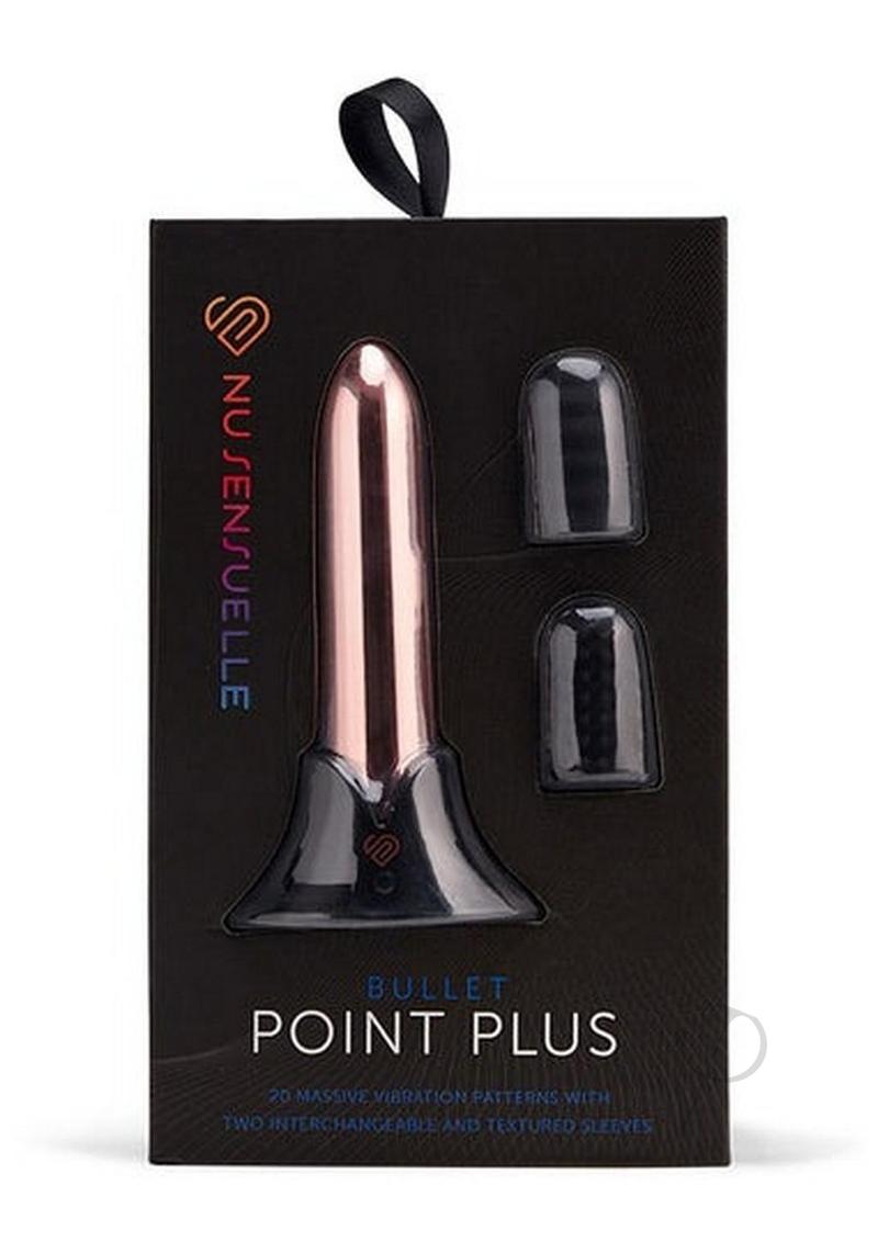 Nu Sensuelle Point Plus Rechargeable Bullet - Rose Gold