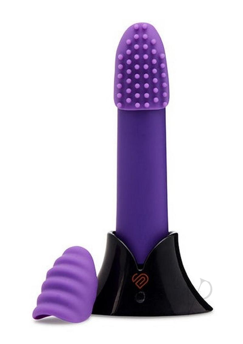 Nu Sensuelle Point Plus Rechargeable Silicone Bullet - Purple