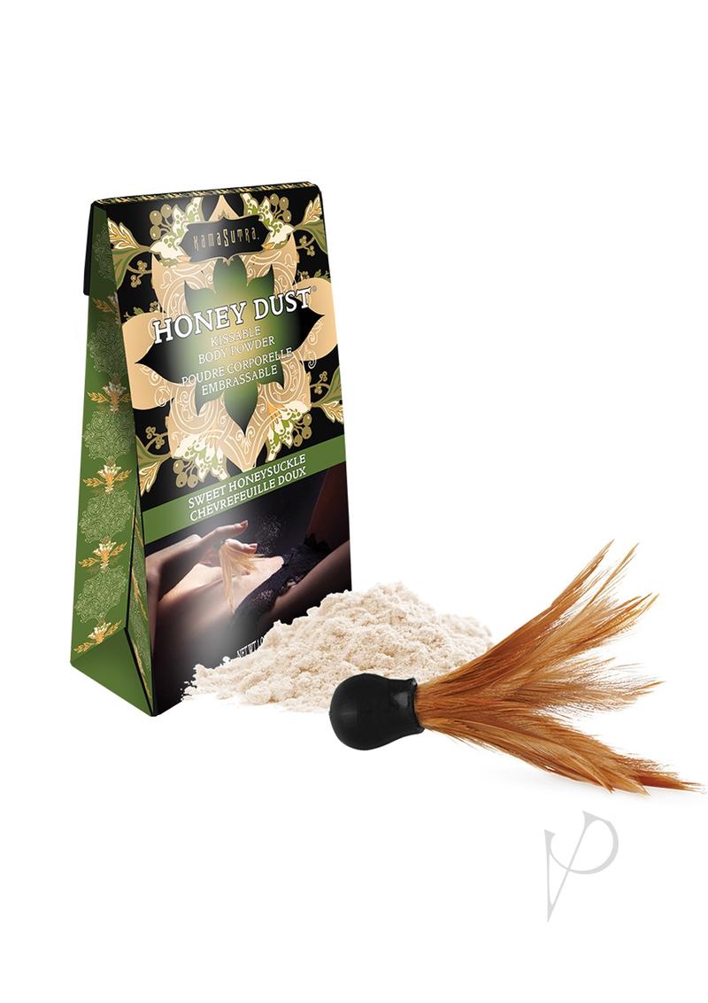 Kama Sutra Honey Dust Kissable Body Powder Sweet Honeysuckle 1oz
