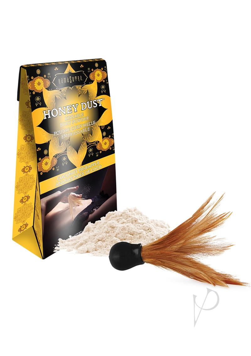 Kama Sutra Honey Dust Kissable Body Powder Coconut Pineapple 1oz