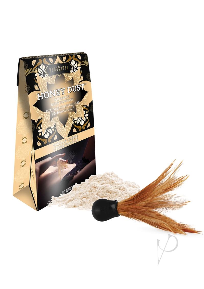 Kama Sutra Honey Dust Kissable Body Powder Vanilla Creme 1oz