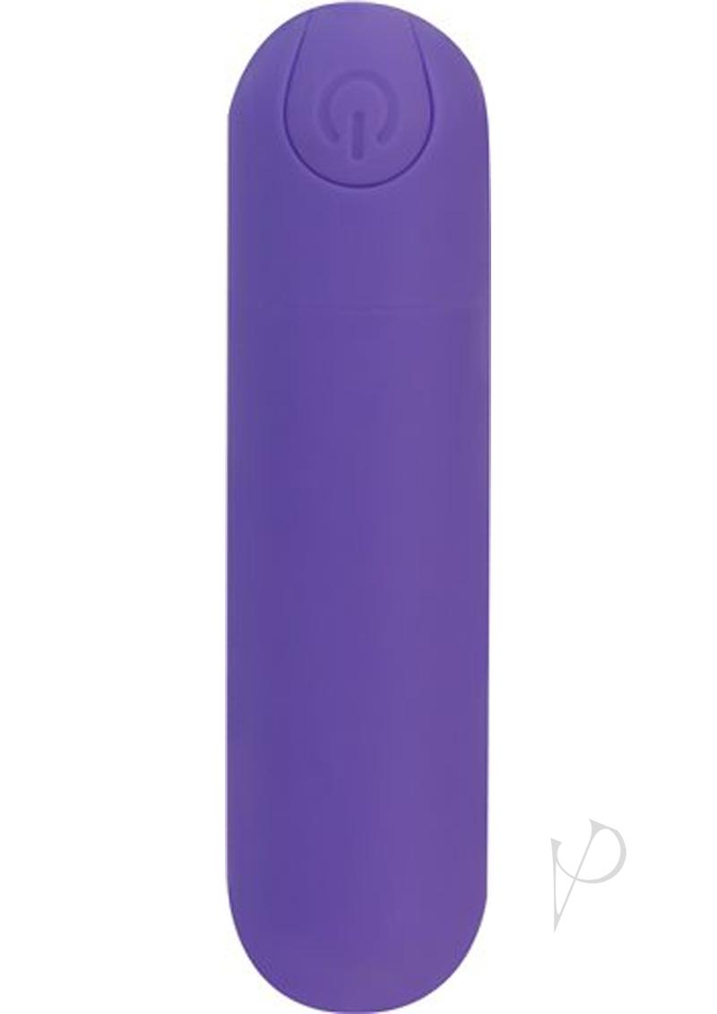 PowerBullet Essential Rechargeable Vibrating Bullet - Purple