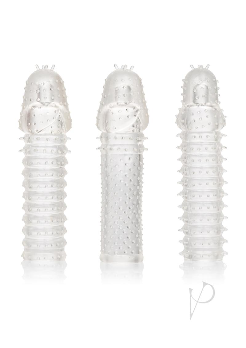 3 Piece Extension Kit Textured 6in Each - Clear