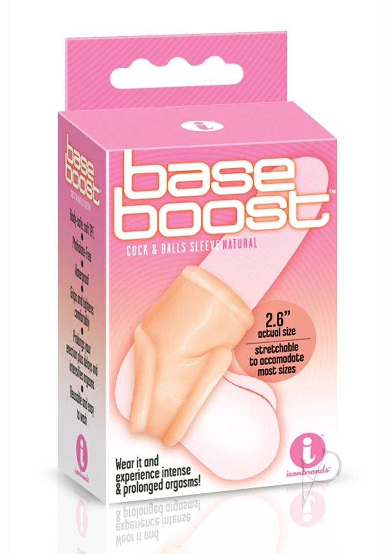 The 9's - Base Boost Cock and Balls Sleeve - Vanilla