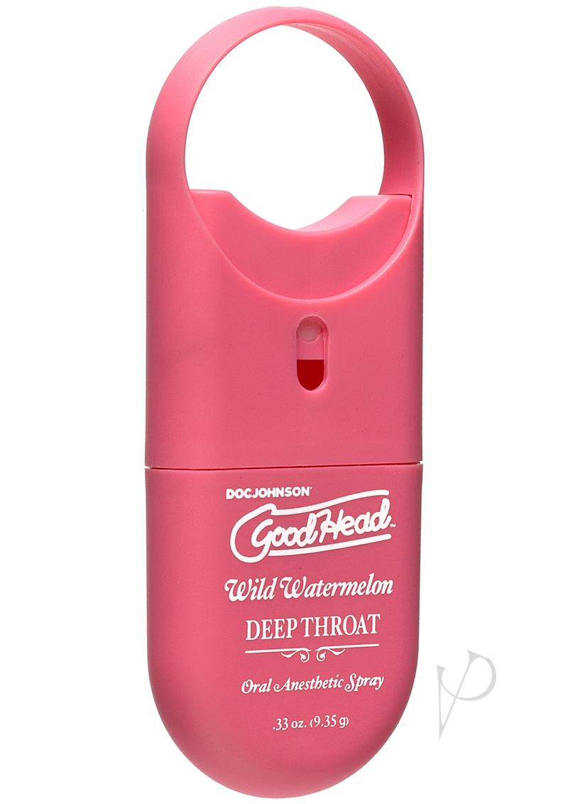 GoodHead Deep Throat To-Go Oral Anesthetic Spray - Wild Watermelon .30oz