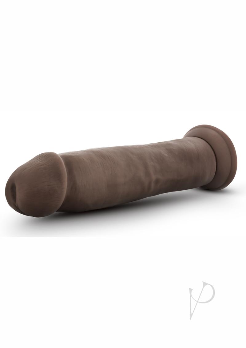 Dr. Skin Silver Collection Dildo 9in - Chocolate