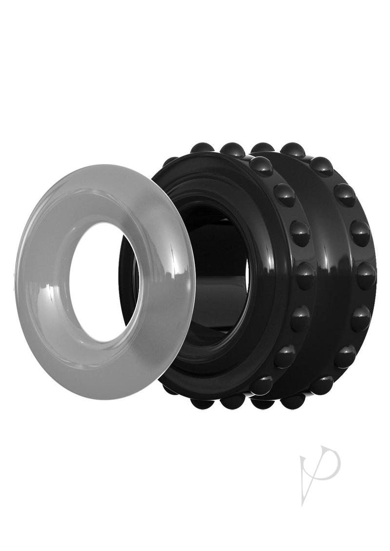Sir Richard`s Control Pro Performance Advanced Cock Ring - Black/Grey