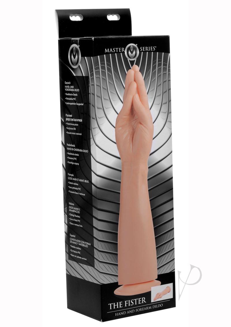 Master Series The Fister Hand and Forearm 15in Dildo - Vanilla