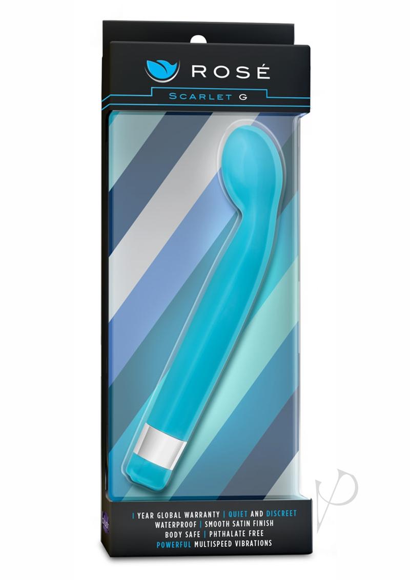 Rose Scarlet 'G' G-Spot Vibrator- Blue