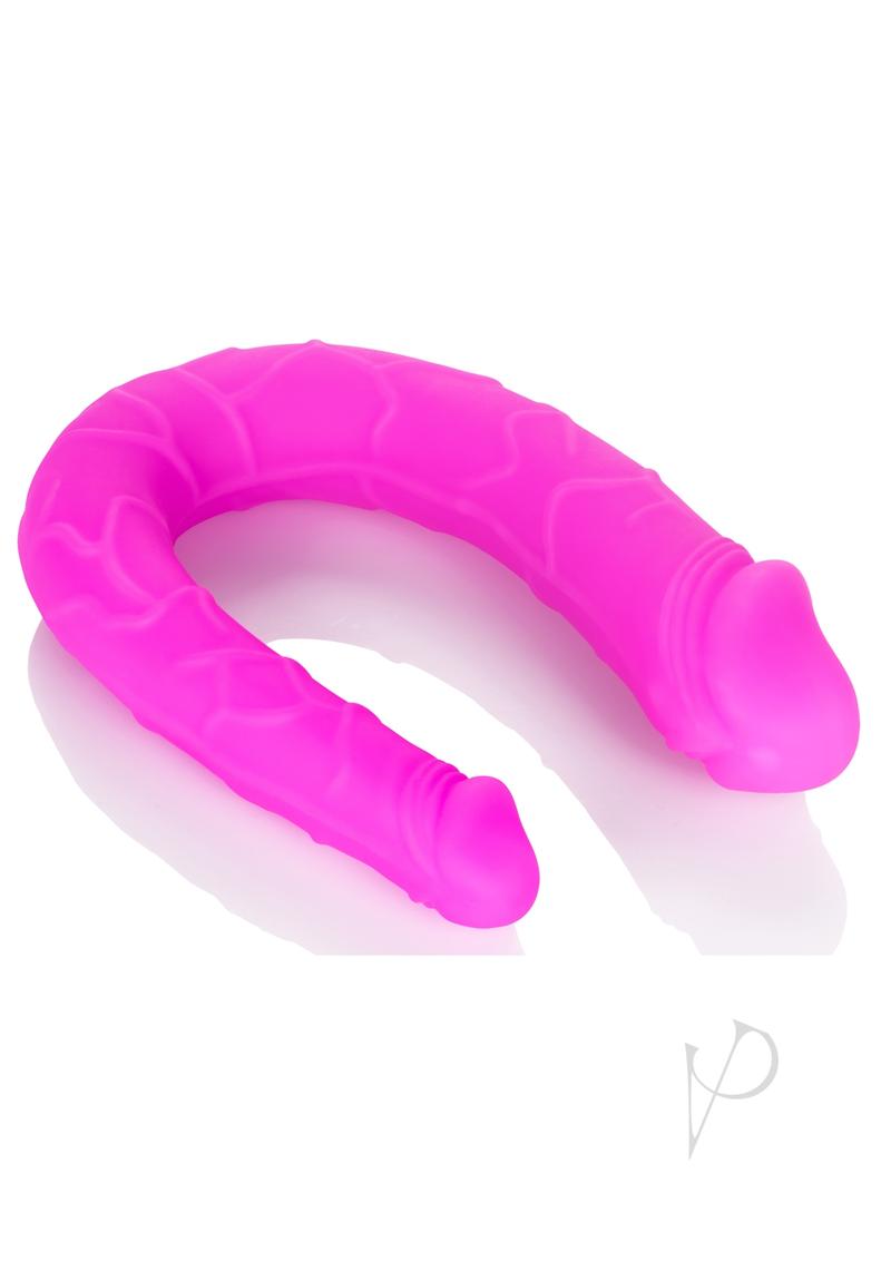 Silicone Double Dong AC/DC Dong Silicone Dual Penetration - Pink