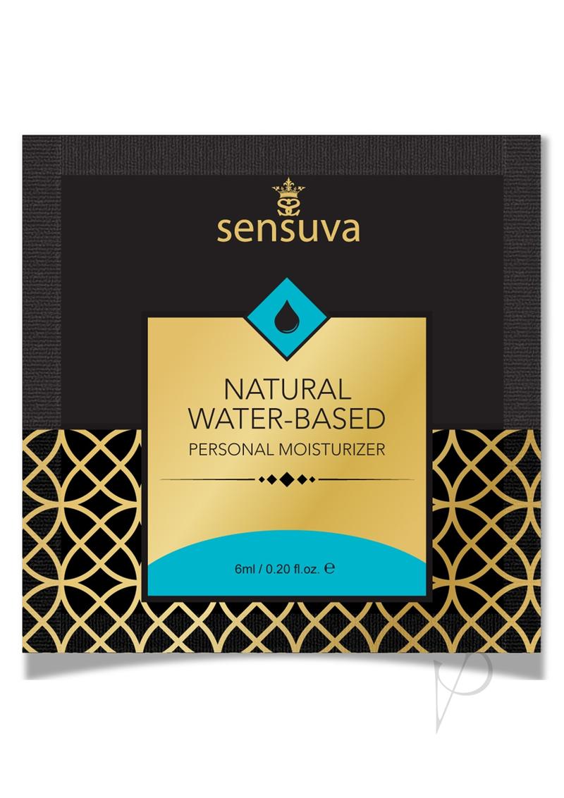 Sensuva Natural Water Based Lubricant .2oz